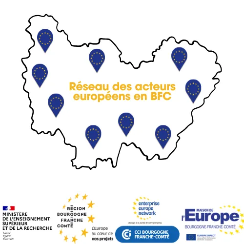 Logo du Réseau des acteurs européens en BFC
