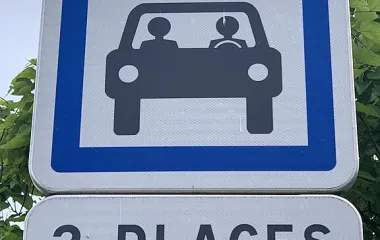 Panneau aire de covoiturage
